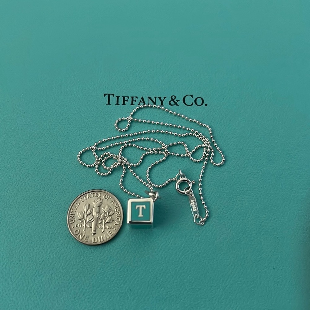 Cube charm necklace